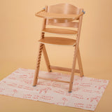 Red Zoo Friends Compostable Splat Mats