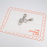 Red Scalloped Compostable Placemats