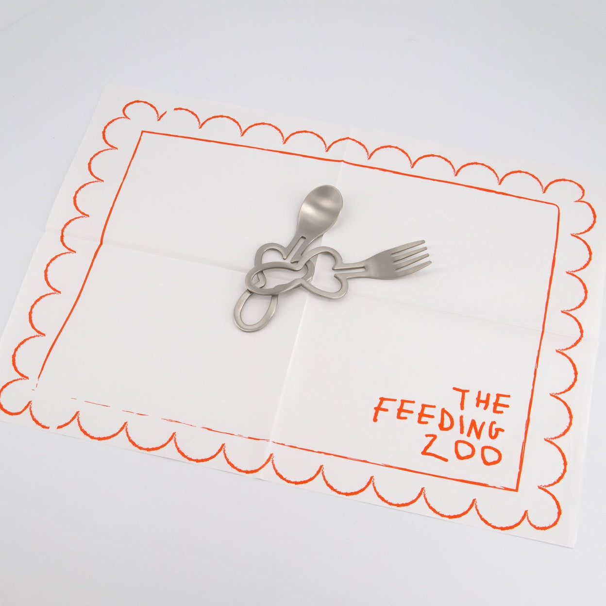 Red Scalloped Compostable Placemats