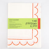 Red Scalloped Compostable Placemats